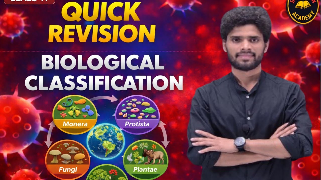 Biological Classification |Complete Chapter |NCERT| Neet | CBSE | Class 11 Ncert Biology | One shot 