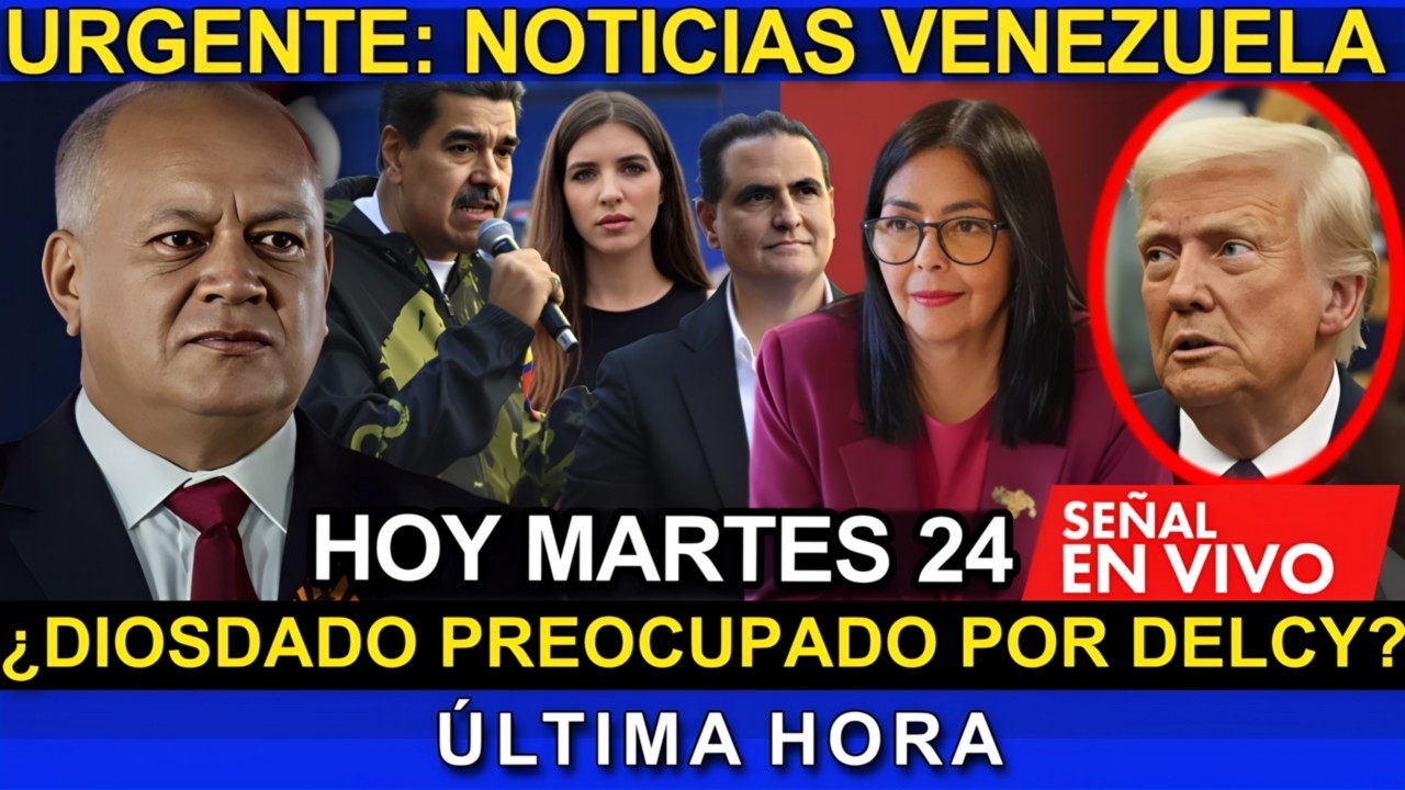 🚨 ÚLTIMA HORA 🔴 ¡URGENTE  VENEZUELA DIOSDADO Y DELCY EN PASOS DELICADOS!  ¡TRUMP AUMENTA PEDIDOS!