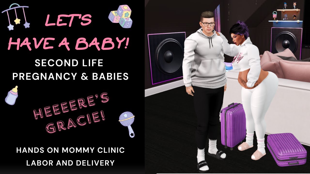 🍼 Second Life | Baby Vlog ~ It's Baby Time! Labor and Delivery🍼