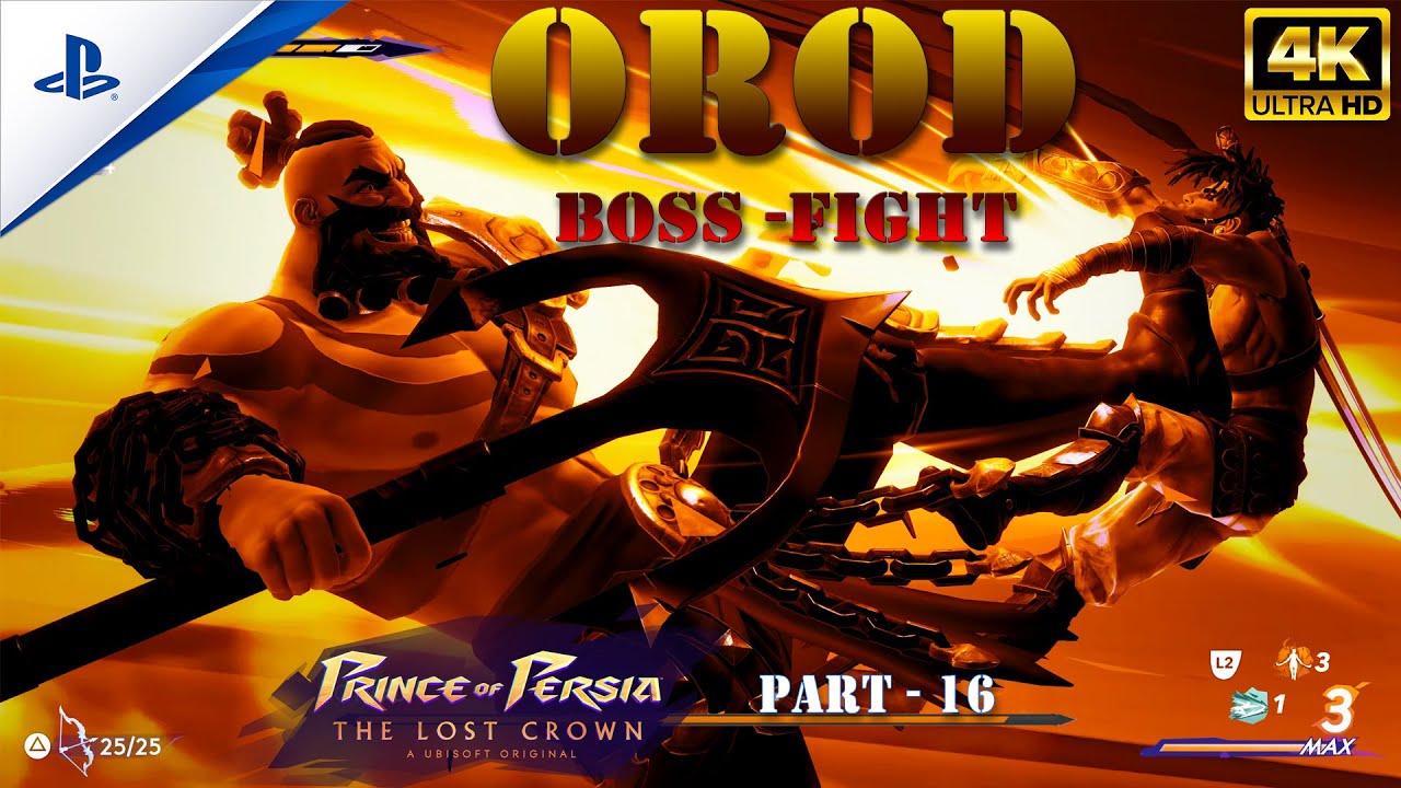 This Orod Fight is BRUTAL... (Prince of Persia Lost Crown PS5 Gameplay) | PART 16 @PSseriesX