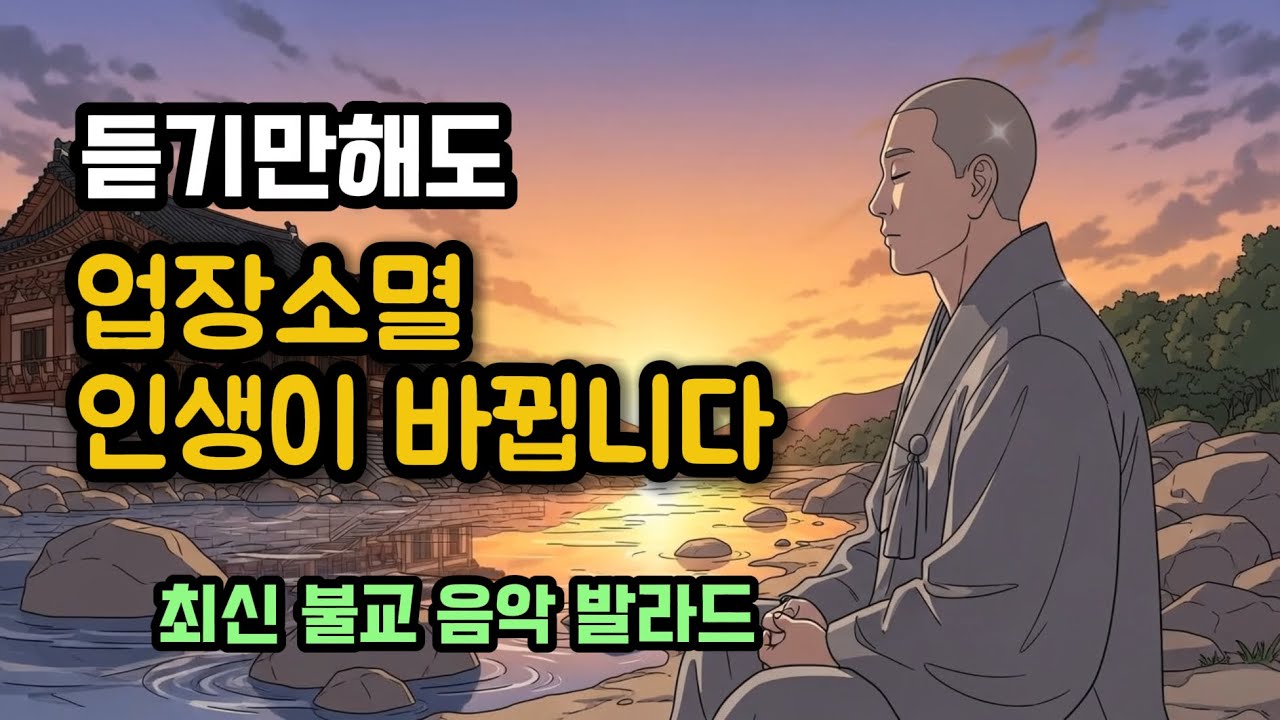 이 음악을 틀어두면 마음의 업장이 서서히 사라집니다ㅣ반야심경 자비 명상 음악 #업장소멸 #불교음악 #마음정화