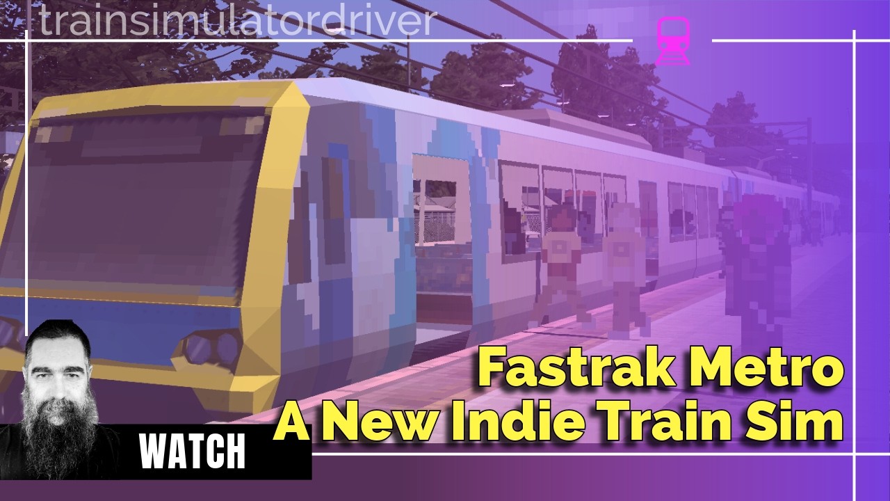 NEW Aussie Train Sim! 🚂 Fastrak : Metro Gameplay (Melbourne Pixel Art Demo)