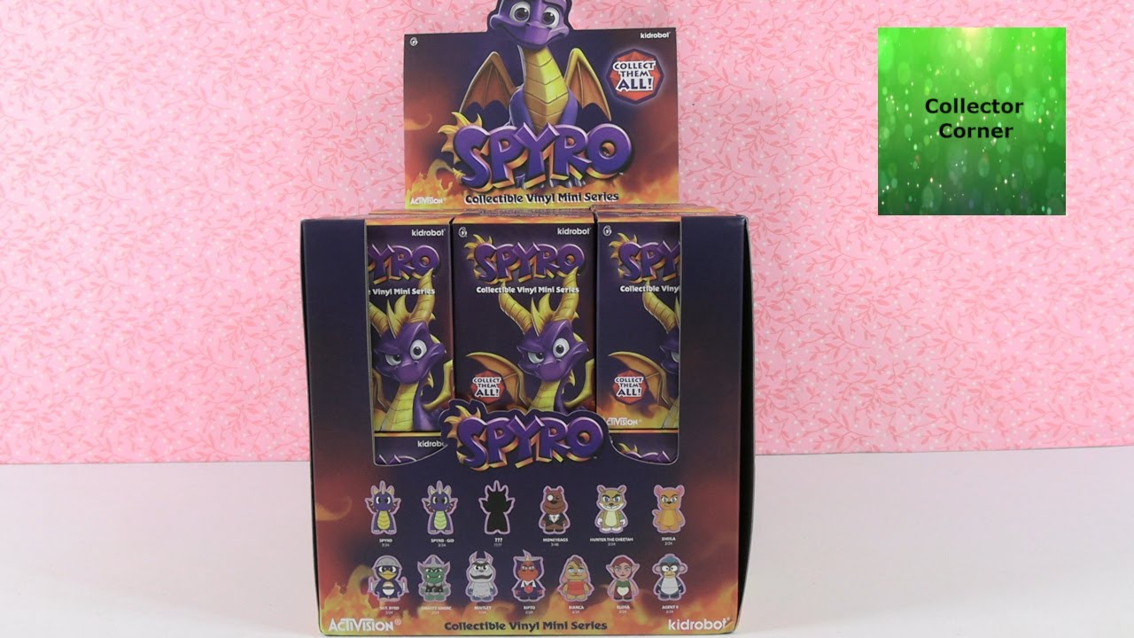 Spyro The Dragon Vinyl Mini Figure Blind Box Opening Review | CollectorCorner