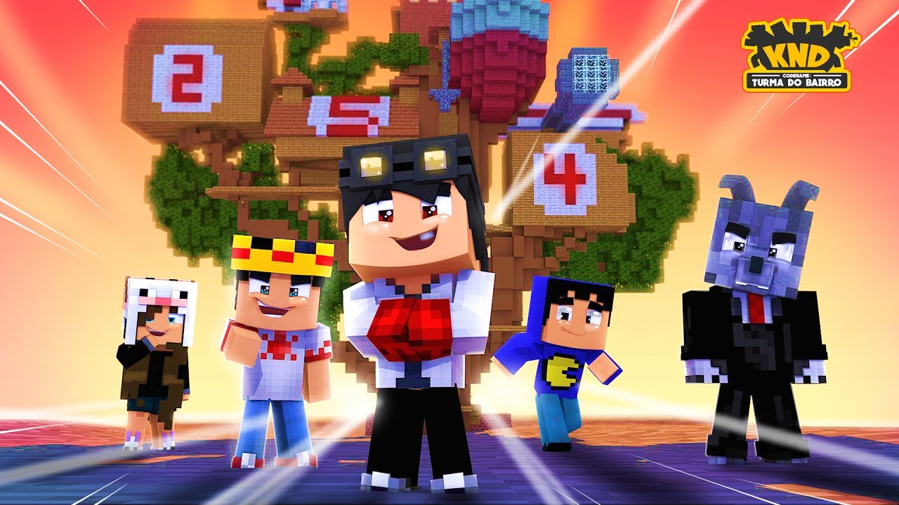 Minecraft: A TURMA DO BAIRRO - A CASA DA ARVORE GIGANTE | EP 1  ‹ WIIFEROIZ › [ WIIFEROIZ ]