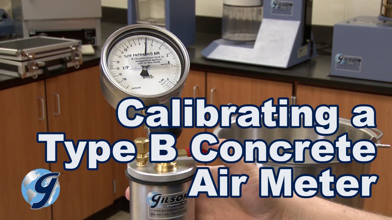 Calibrating a Type B Concrete Pressure Meter (HM-30, HM-30S)