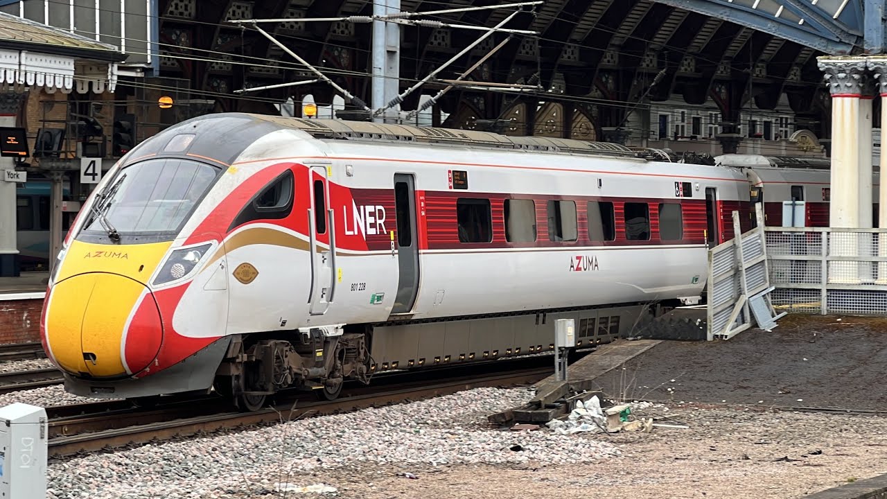 Trains at York Station Throughout July 2024
