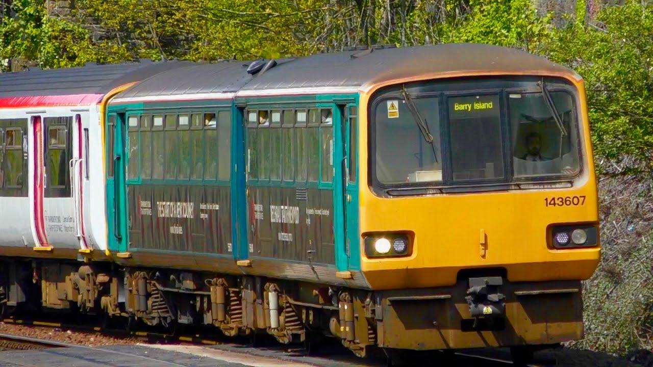 Transport For Wales Class 143 Pacers Around The Cardiff Area - May 2021
