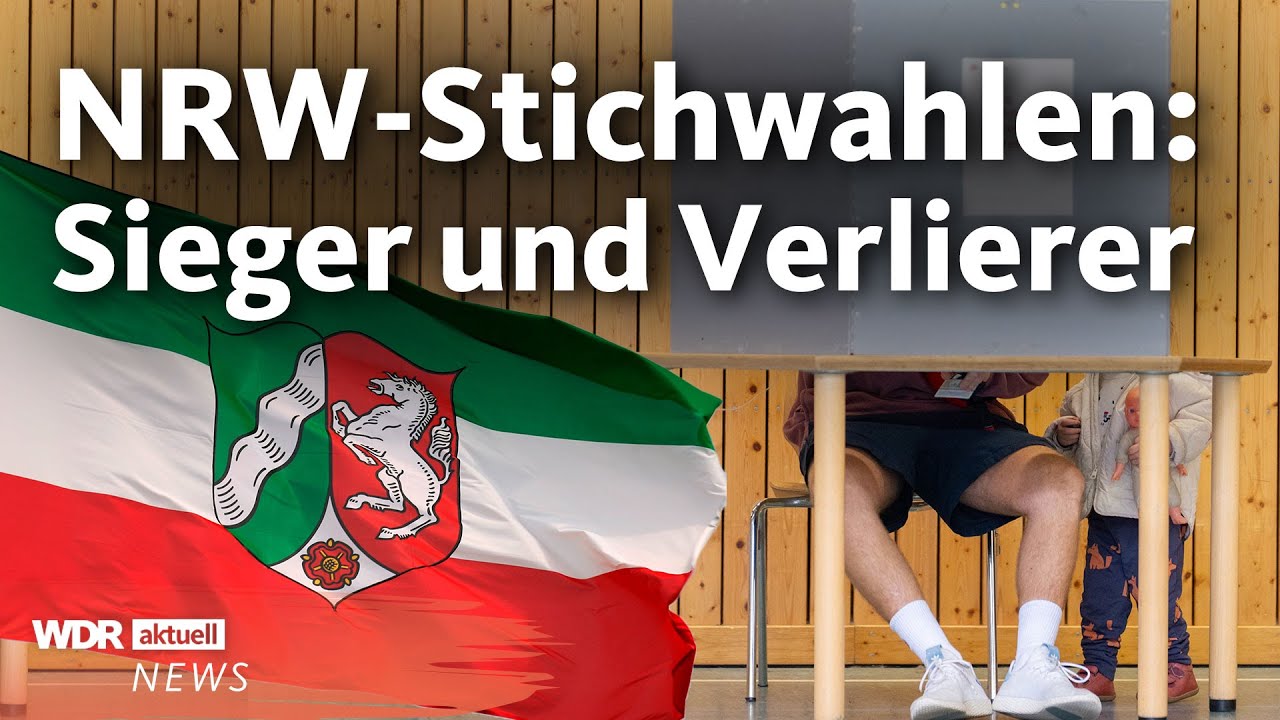 NRW-Stichwahlen: CDU gewinnt Dortmund, Grüne verlieren, AfD geht leer aus  | WDR aktuell