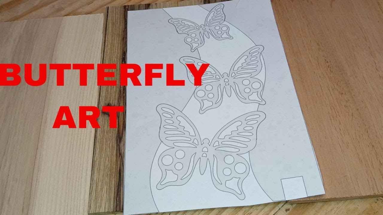 Scroll Saw Butterfly Art