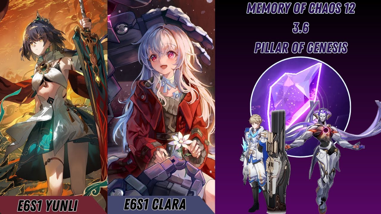 E6S1 Yunli True Damage x E6S1 Clara Hypercarry | Memory Of Chaos 3.6 | #moc12