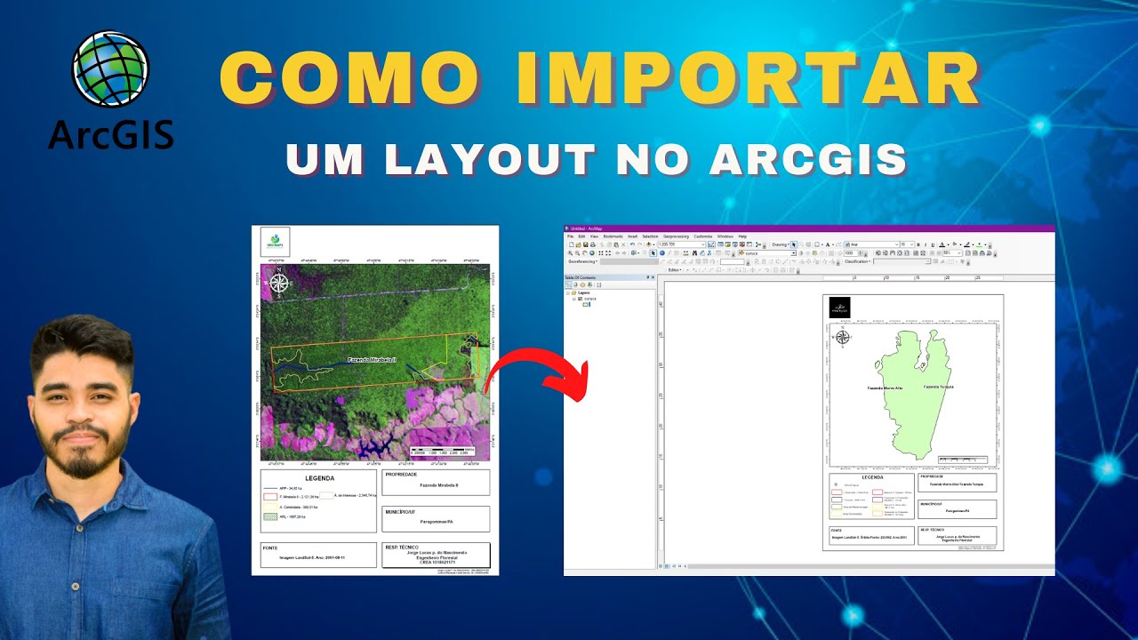 Como Importar um Layout no ArcGis | Tutorial