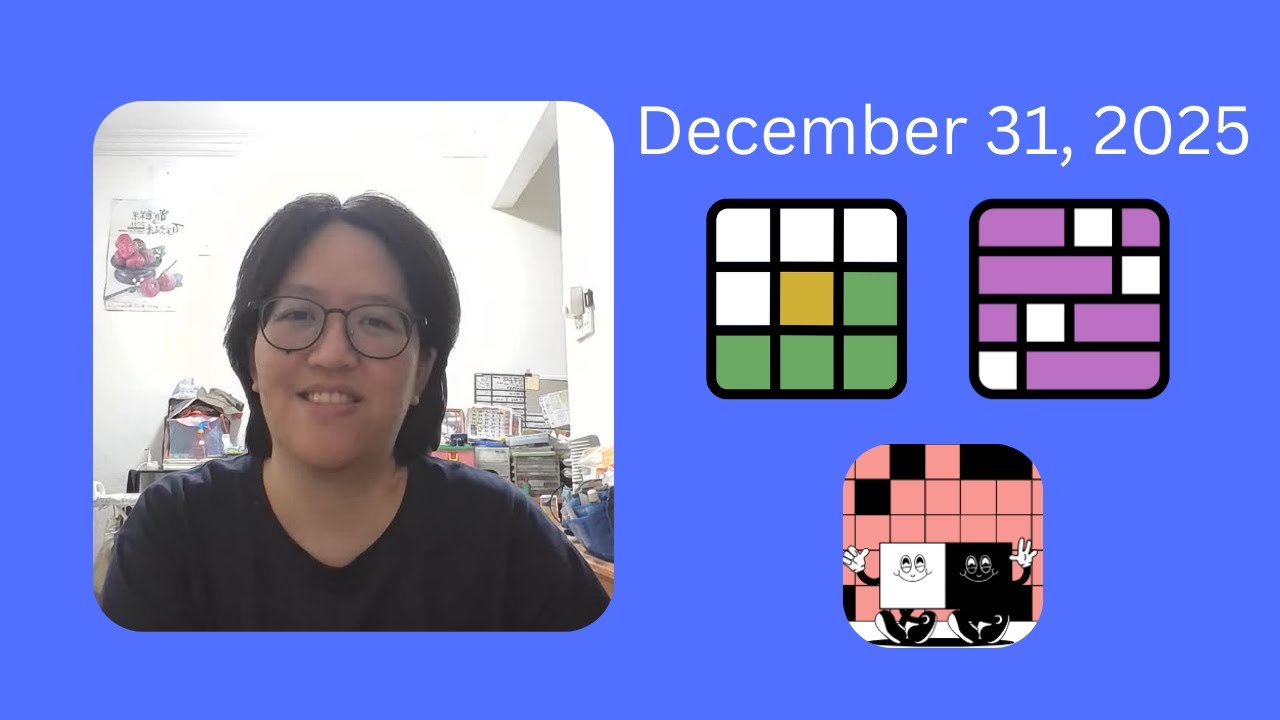 Wordle #1656, Connections #934, LA Times Mini Crossword | December 31, 2025