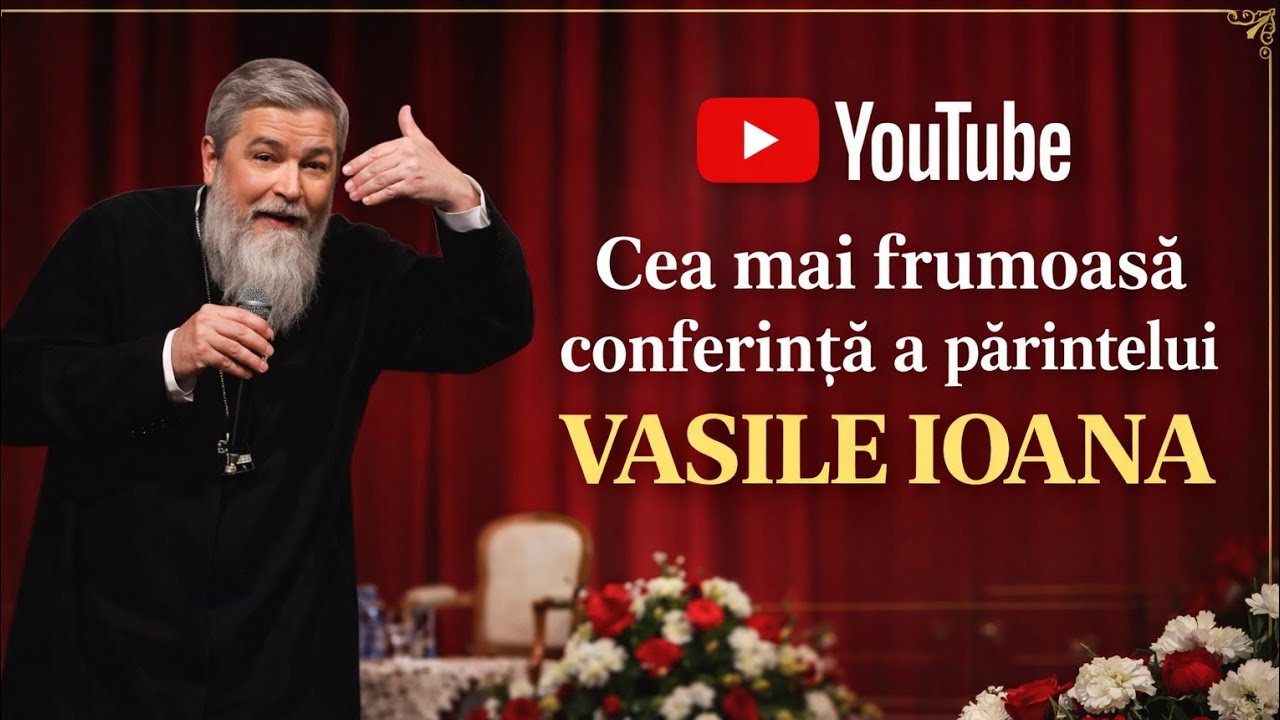 Cea mai frumoasă conferință a părintelui Vasile Ioana, alături de Dan Negru, la Târgu Neamț