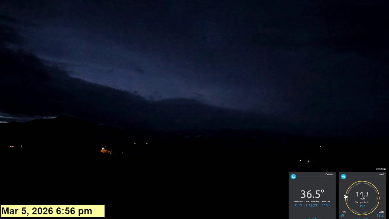 Weathercam Live -  Boulder Valley, MT