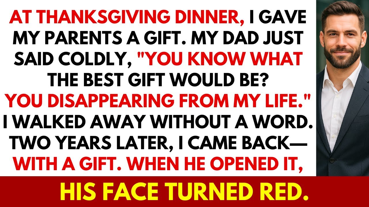 At Thanksgiving Dinner, My Dad Said, 'Instead Of A Gift, I Want You To Disappear.' So I Left...