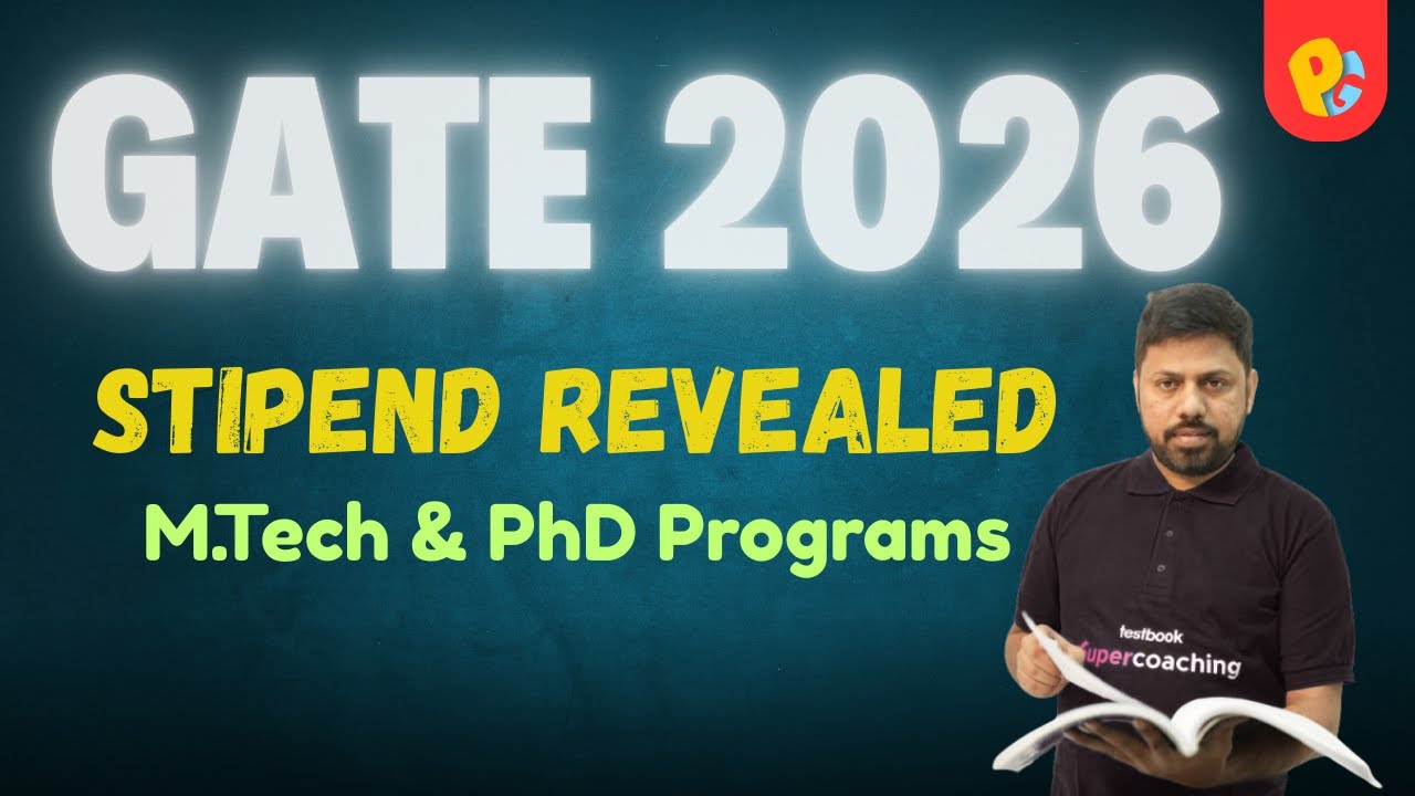 GATE Exam Stipend Revealed 💰 | M.Tech & PhD Scholarships in IITs