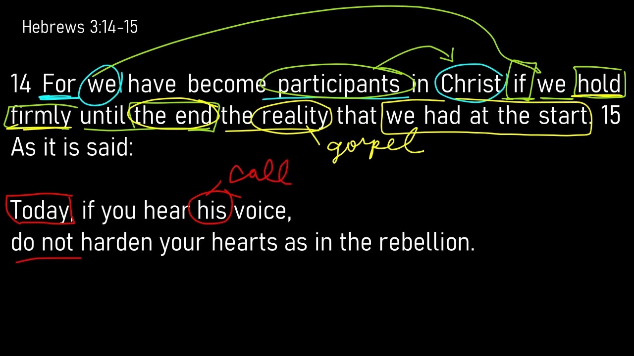 Hebrews 3:12-19 // A Warning to Unbelieving Hearts