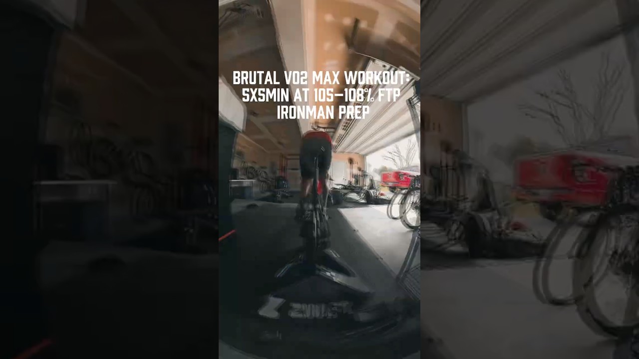 Brutal VO2 Max Workout: 5x5min at 105–108% FTP | Ironman Prep 