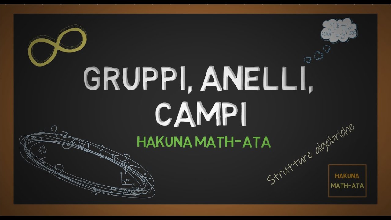 STRUTTURE ALGEBRICHE: GRUPPI, ANELLI E CAMPI | Hakuna MATH-ata