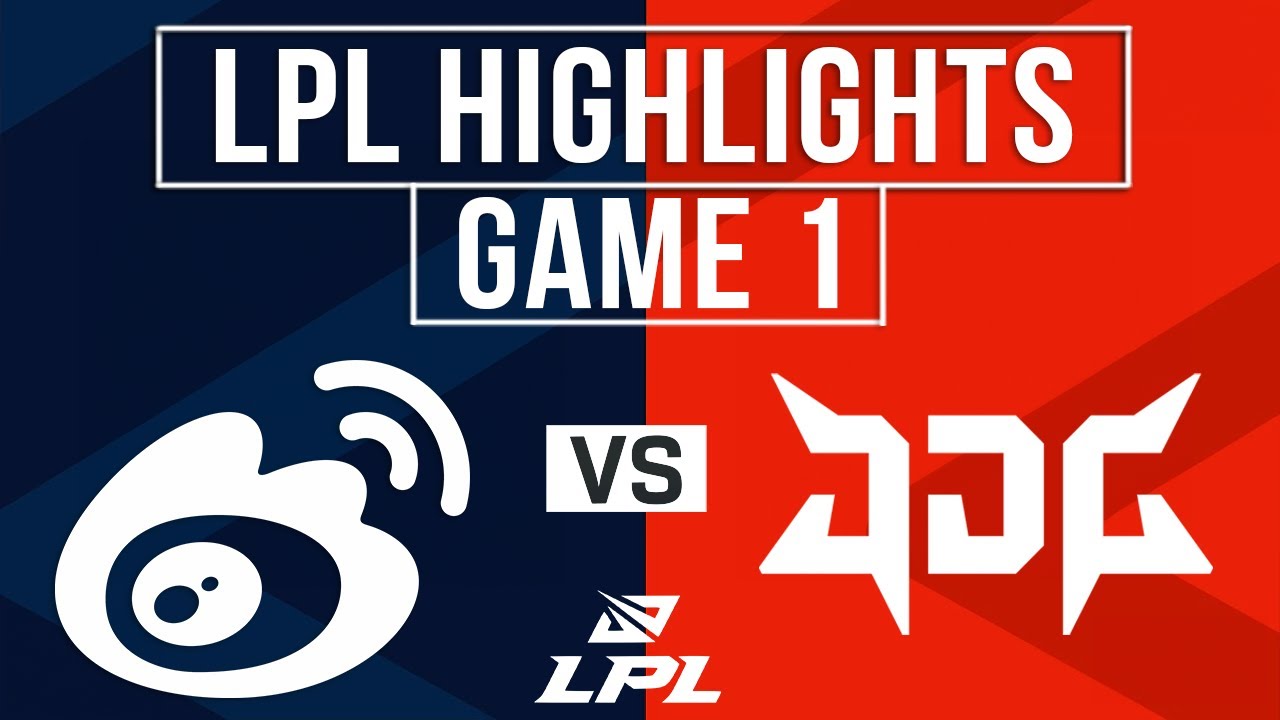 WBG vs JDG Highlights Game 1 | LPL 2026 Split 1 | Weibo Gaming vs JD Gaming