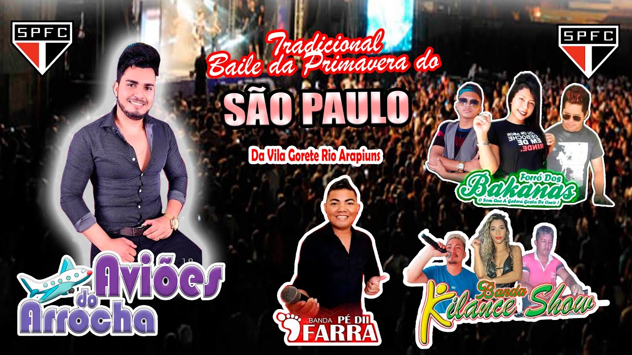 SABADÃO DO SÃO PAULO DE VILA GORETE  COMEMORANDO SEUS 45 ANOS DE EXISTÊNCIA COM AVIÕES DO ARROCHA