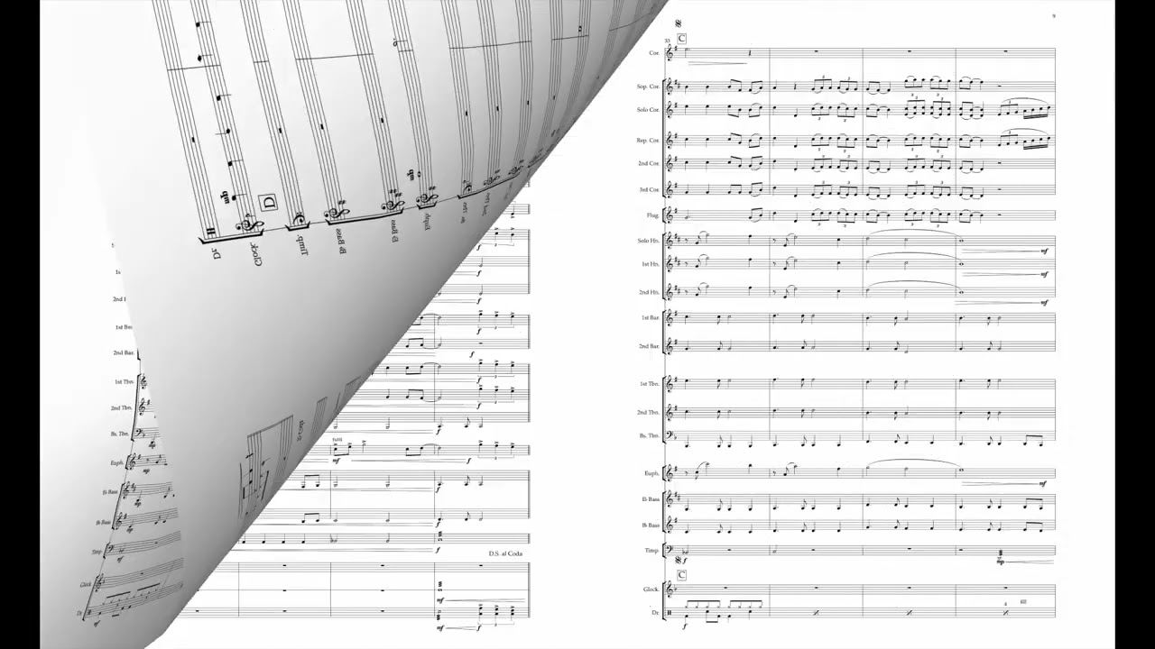 Golden - Brass Band Arrangement - Bb Cornet Solo