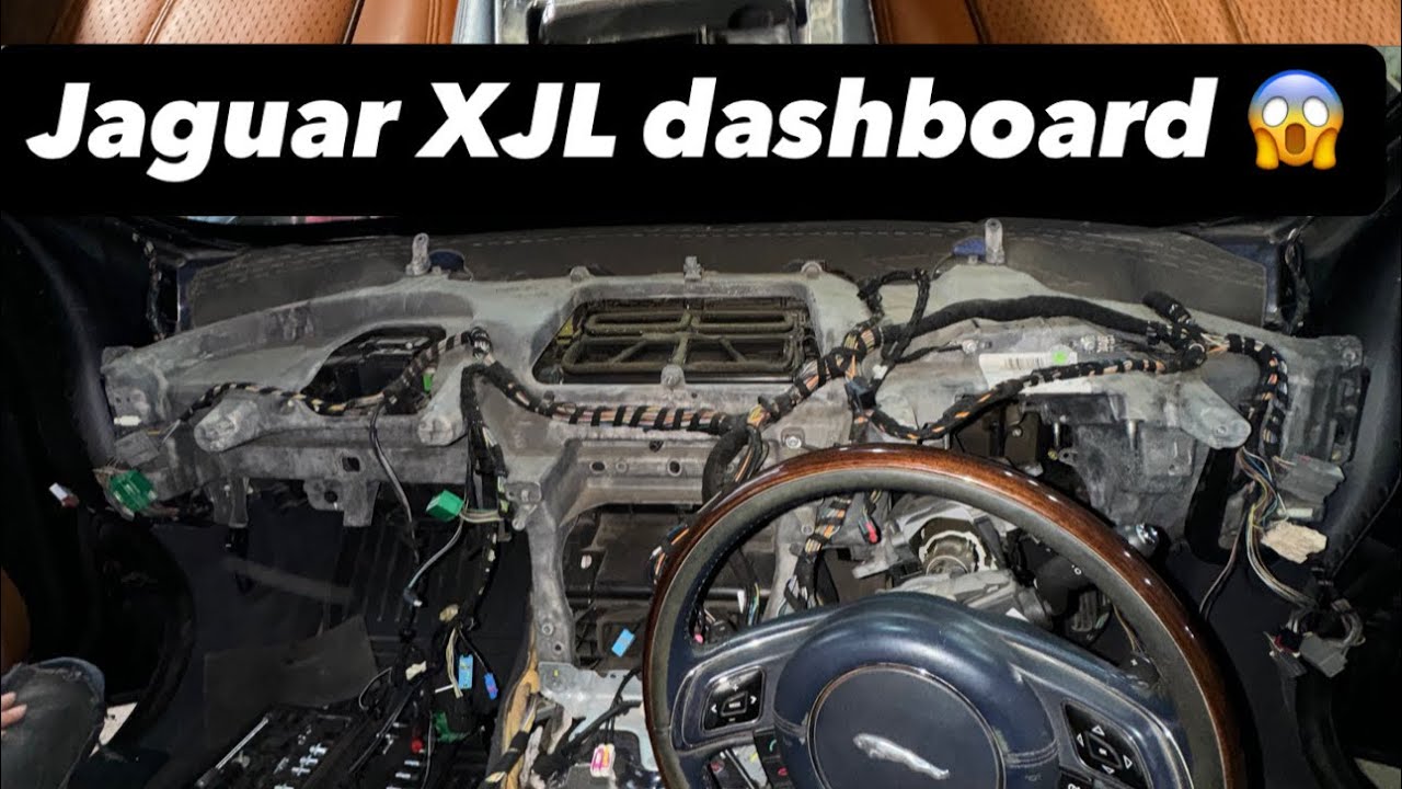 How to remove Jaguar XJL dashboard