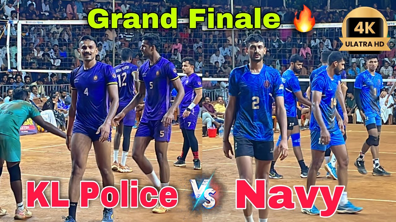 Grand Finale 🔥 Indian Navy Vs Kerala Police 👮‍♂️ Set - 1 | HD 👌🏻 All India Tournament At Valayam