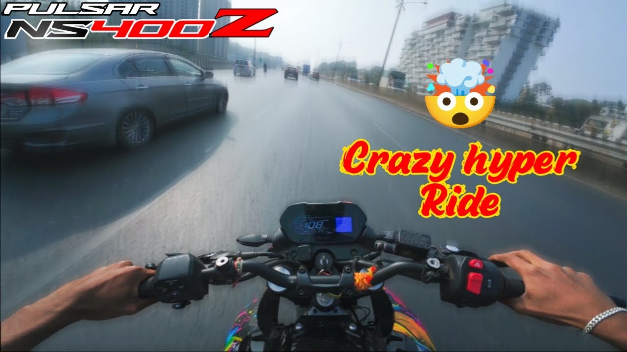 First Ride NS400Z ⚡ Hyper Acceleration & Sound🤯