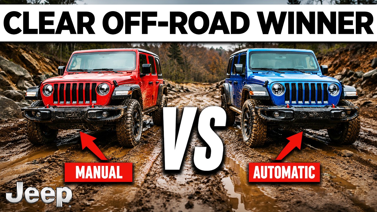 MANUAL vs AUTOMATIC Jeep Wrangler: The Off-Road Winner Is Clear
