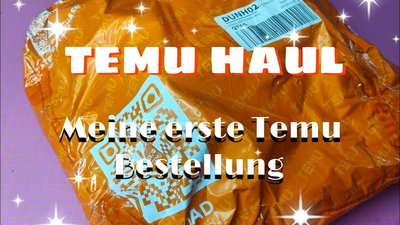 Temu HAUL/Unboxing ! Meine 1.Temu Bestellung ! Ich bin so happy ! ❤