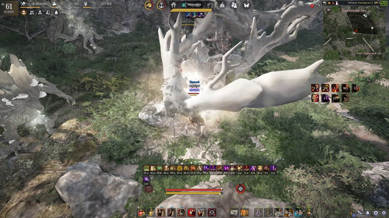 Black Desert, Руины леса Мирумога (Mirumok Ruins) SOLO 1%\h