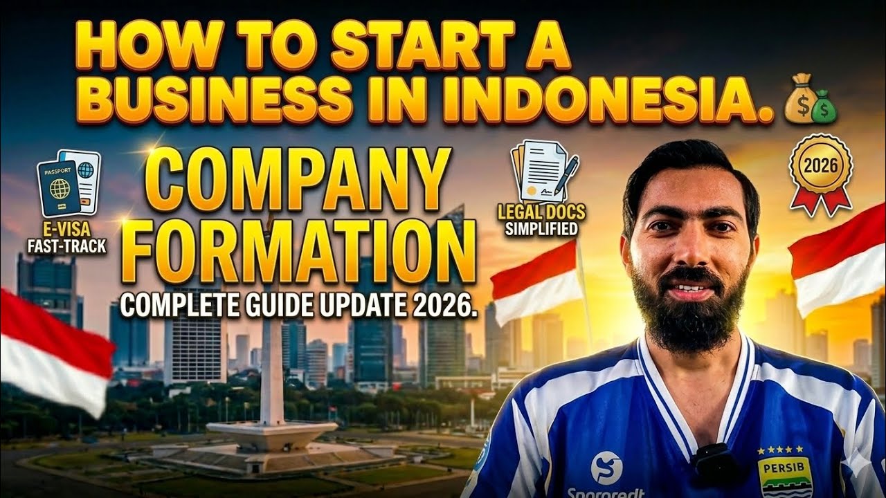 How to Start a Business in Indonesia 2026 | Complete PT PMA Company Formation Guide #PTPMA