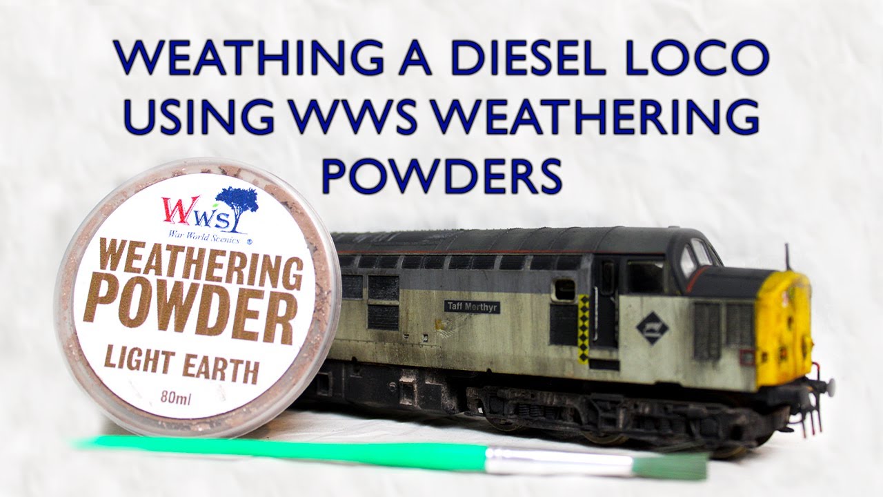 How To Weather A Loco Using WWS Weathering Powders