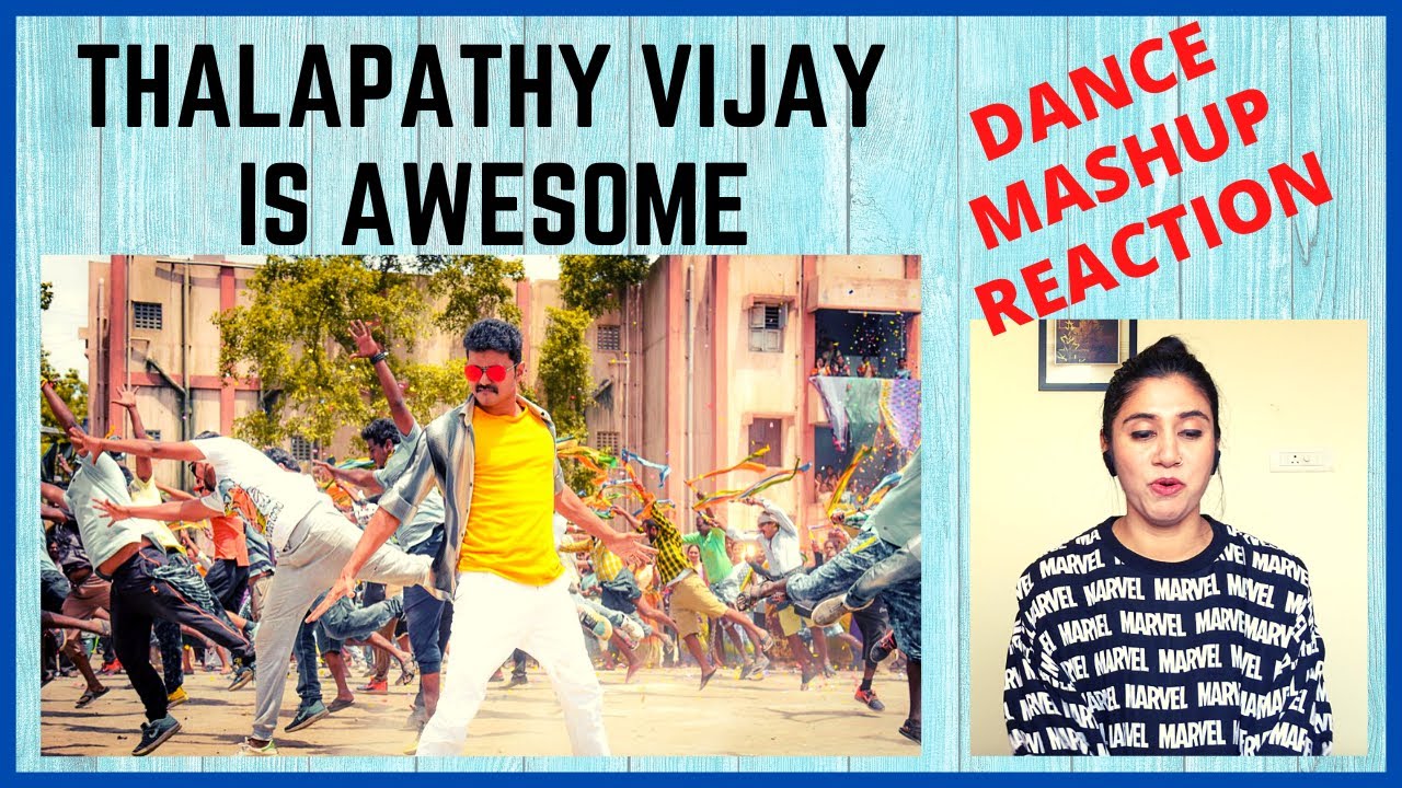 Thalapathy Vijay Dance Mashup Reaction | He is so amazing | Ashmita Reacts