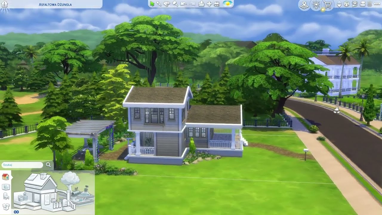 Mały dom bez modów | TheSims 4 |  [#1] same house noCCvsCC | speedbuild | Tiny house no CC