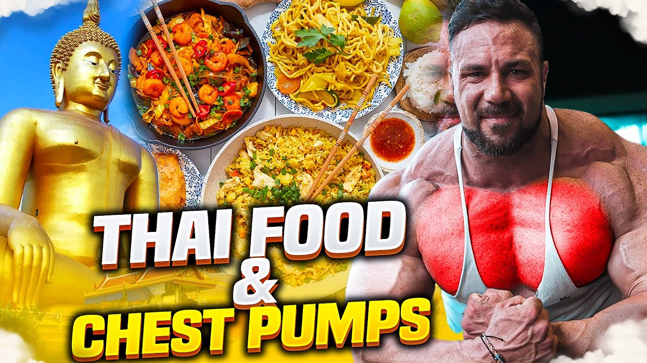 Full Day of Eating in Thailand & Juicy Chest Workout (Noel Deyzel)