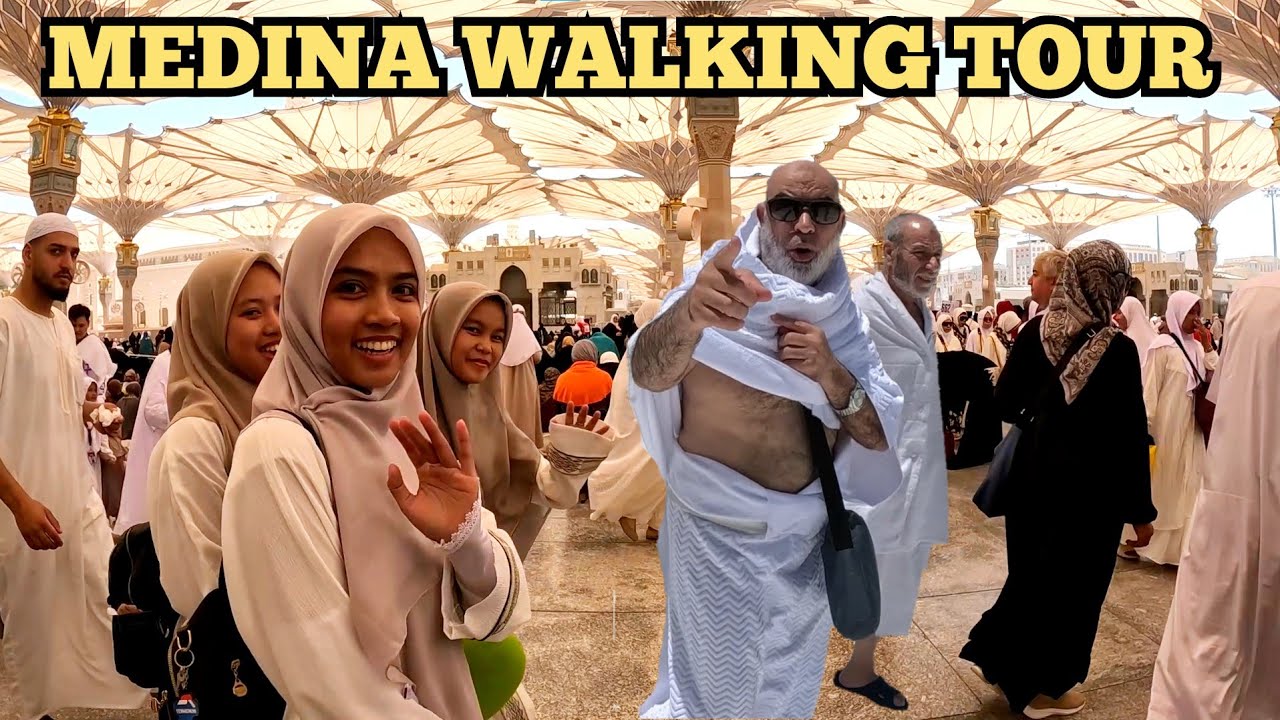 Medina Walking Tour Inside Masjid Al Nabawi and Downtown | Saudi Arabia