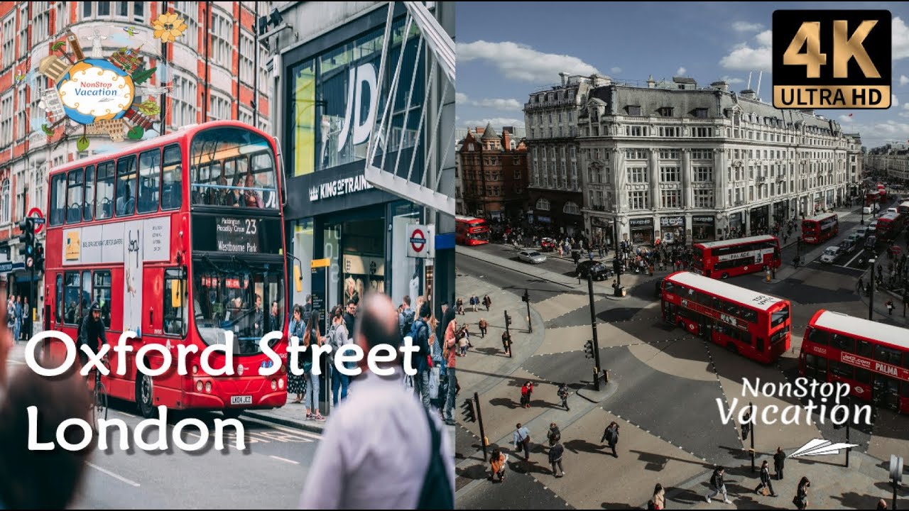 Oxford Street 🇬🇧 London England | London UK - Travel Walk Tour [4K]