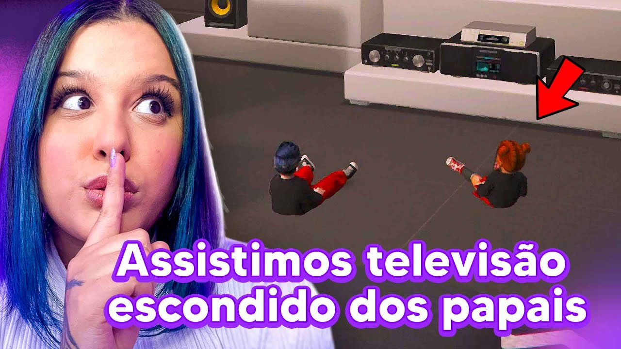 PEGARAM A GENTE NO FLAGRA ASSISTINDO TV ESCONDIDO  |  PEQUENAEVA Jogando GTA RP