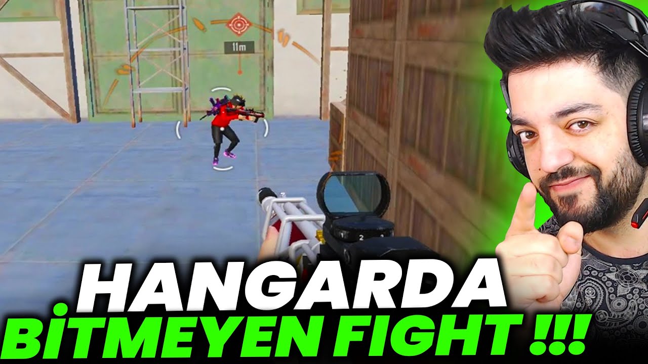 HANGARDA BİTMEYEN FIGHT !! ZİRVE PUBG Mobile