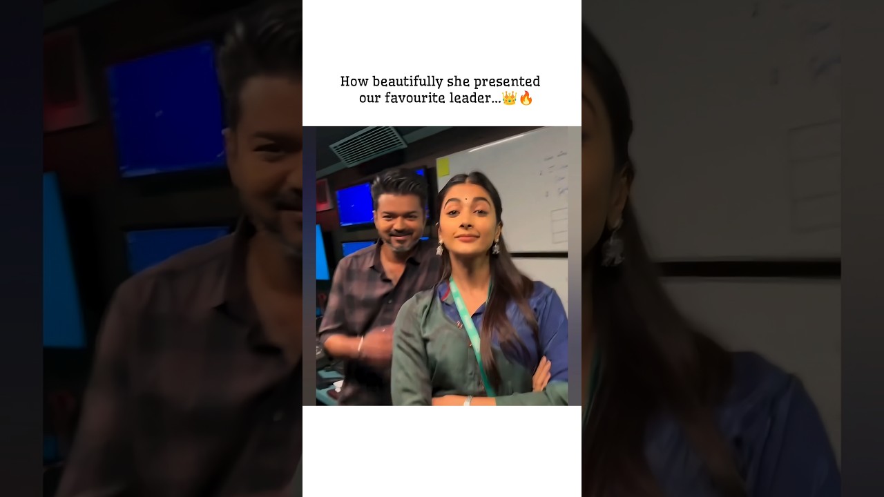 Vijay Thalapathi and Pooja Hegde #bollywood #glamour #shorts #victory