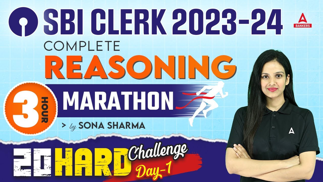 SBI Clerk Reasoning Marathon 2023 | 20 Days Challenge | Day 1 | SBI Clerk Reasoning Classes