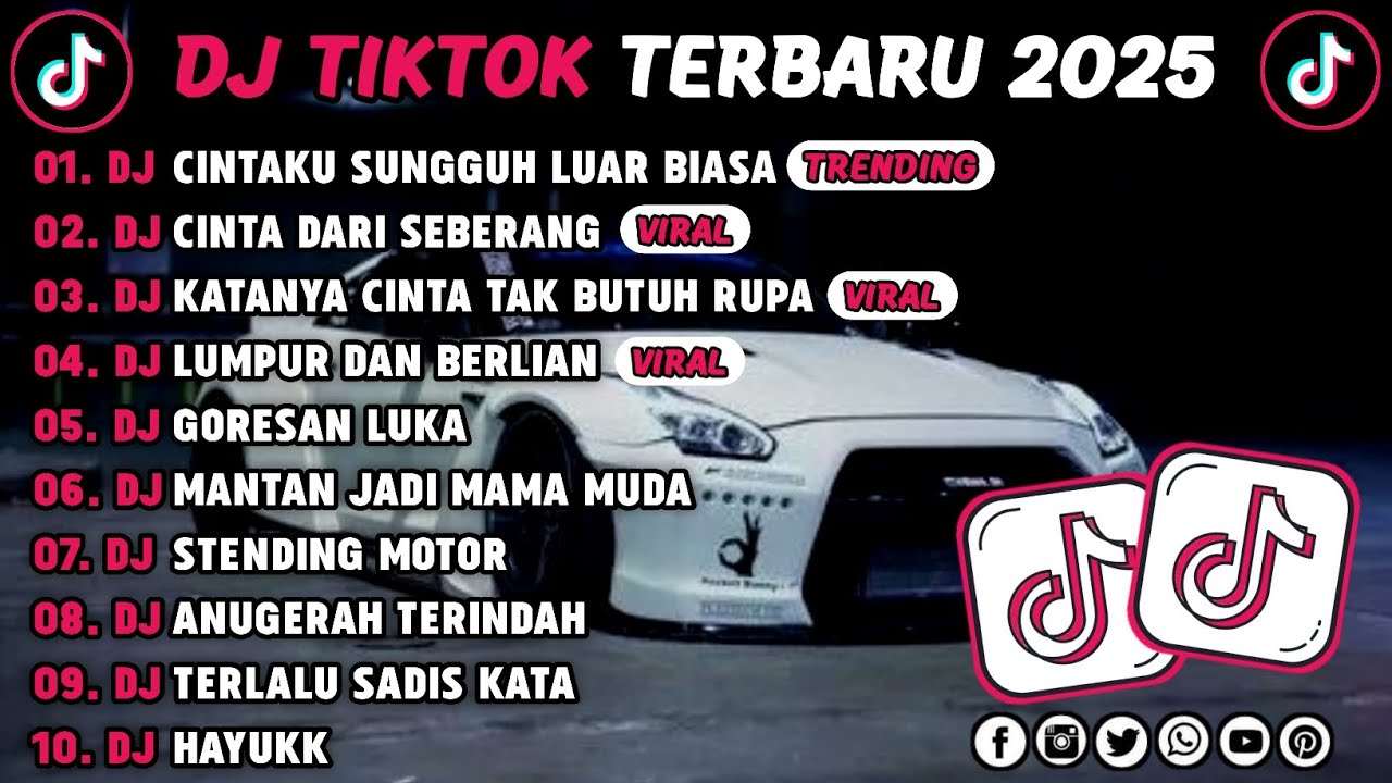 DJ TIKTOK TERBARU 2025 || DJ CINTAKU SUNGGUH LUAR BIASA 🎵 DJ CINTA DARI SEBERANG 🎵 FULL ALBUM❗❗