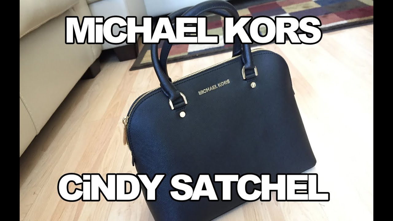 MiCHAEL KORS LARGE CiNDY SATCHEL REViEW