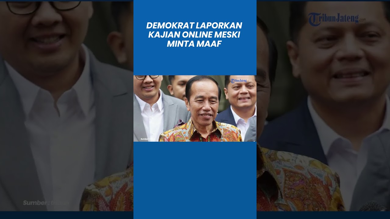 Alasan Demokrat Tetap Laporkan Channel YouTube Kajian Online Meski Sudah Minta Maaf usai Fitnah SBY