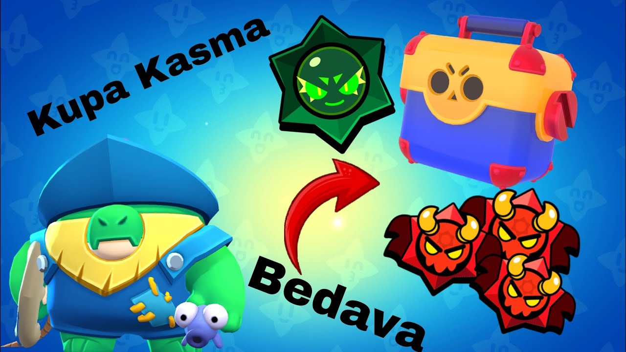 Brawl Stars Bedava Mega Kutu Actım Kaos Star Hediyesi VE Şeytan Star Hediyeleri Actım 