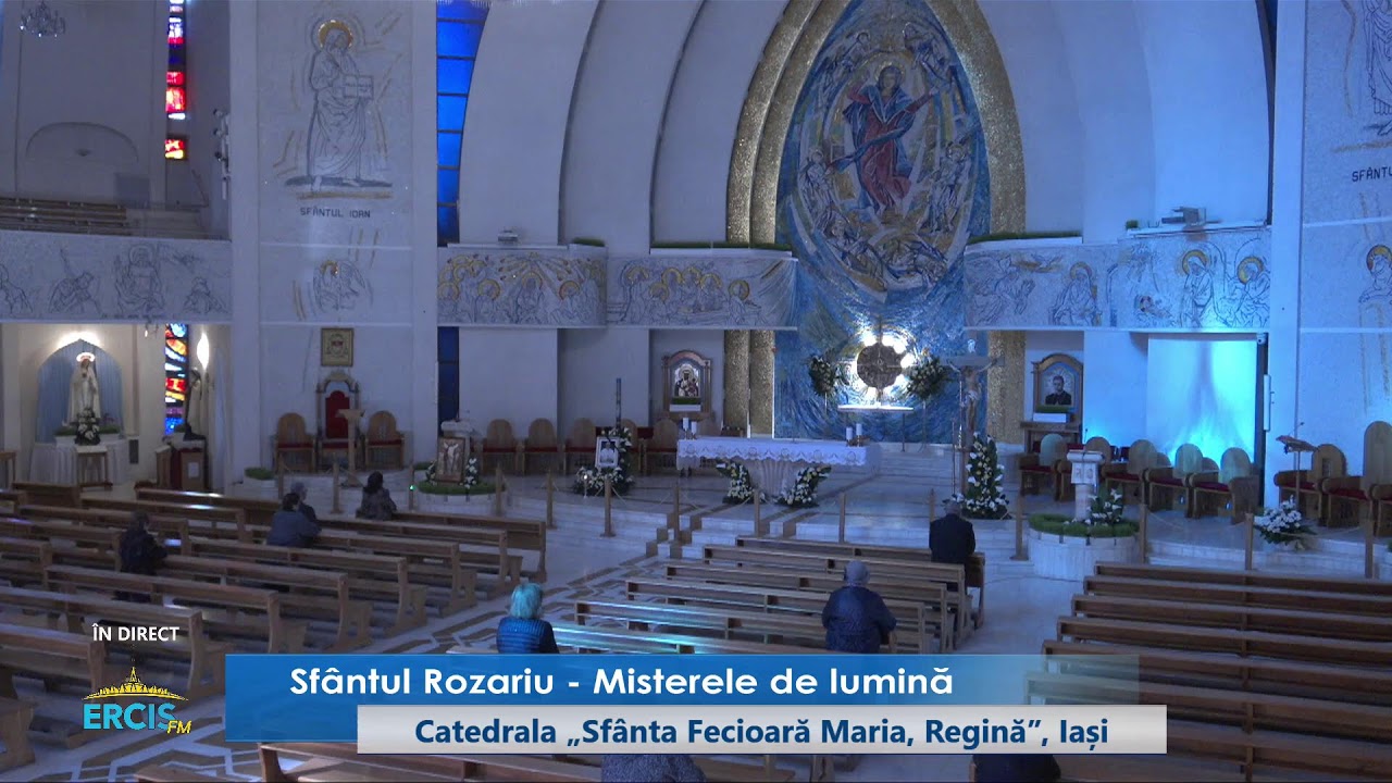 Iași (catedrală): Sfânta Liturghie și Sfântul Rozariu în direct (joi, 24 aprilie 2025)