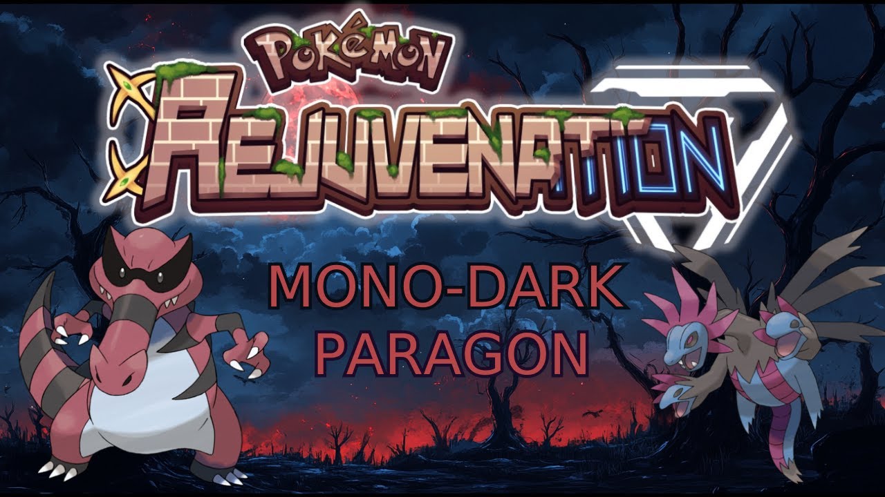 Pokemon Rejuvenation v13.5 - Mono-Dark, Full EVs - Paragon