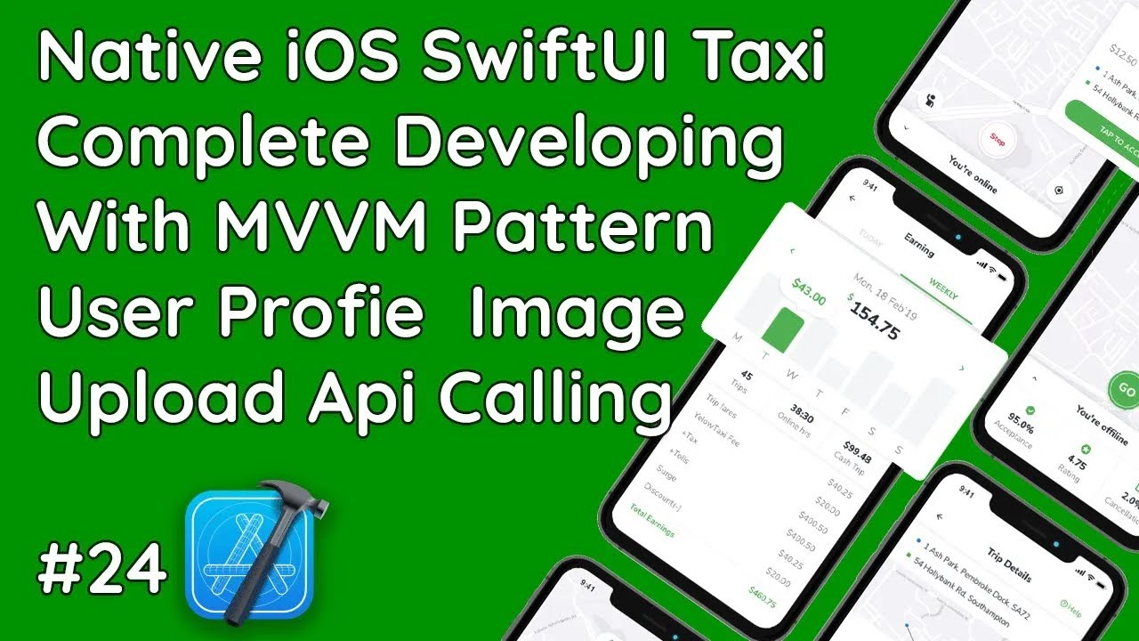 #24 SwiftUI MVVM: Master Profile Image Upload with Seamless API Integration in Taxi App Development!